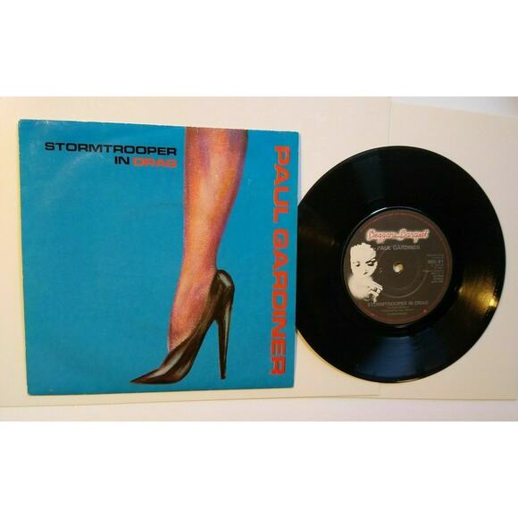 Paul Gardiner Gary Numan Stormtrooper In Drag 7" Vinyl 45 Record UK Synth-Pop - Picture 1 of 5